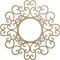 Ekena Millwork Reims Wood Fretwork Pierced Ceiling Medallion, Hickory, 32"OD x 12 1/4"ID x 1/4"T CMWP32X32X0250REHI - alternate 1